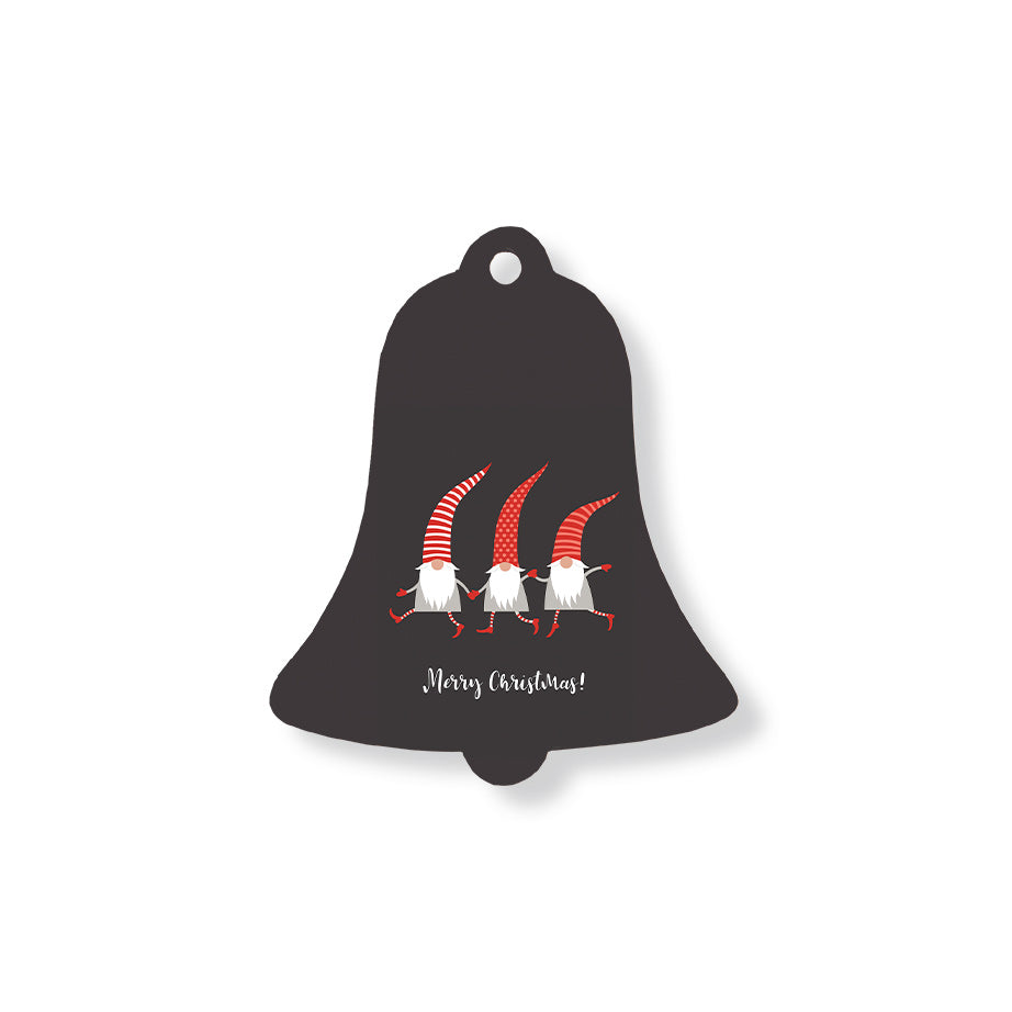 Christmas Decorations MERRY CHRISTMAS- Wooden Xmas Bell And Fridge Magnet