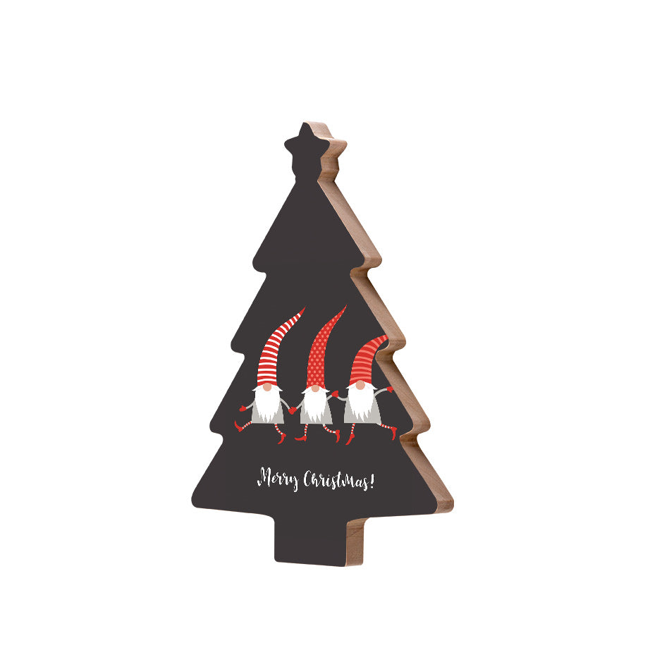 Christmas Decorations MERRY CHRISTMAS- Wooden Xmas Tree And Fridge Magnet