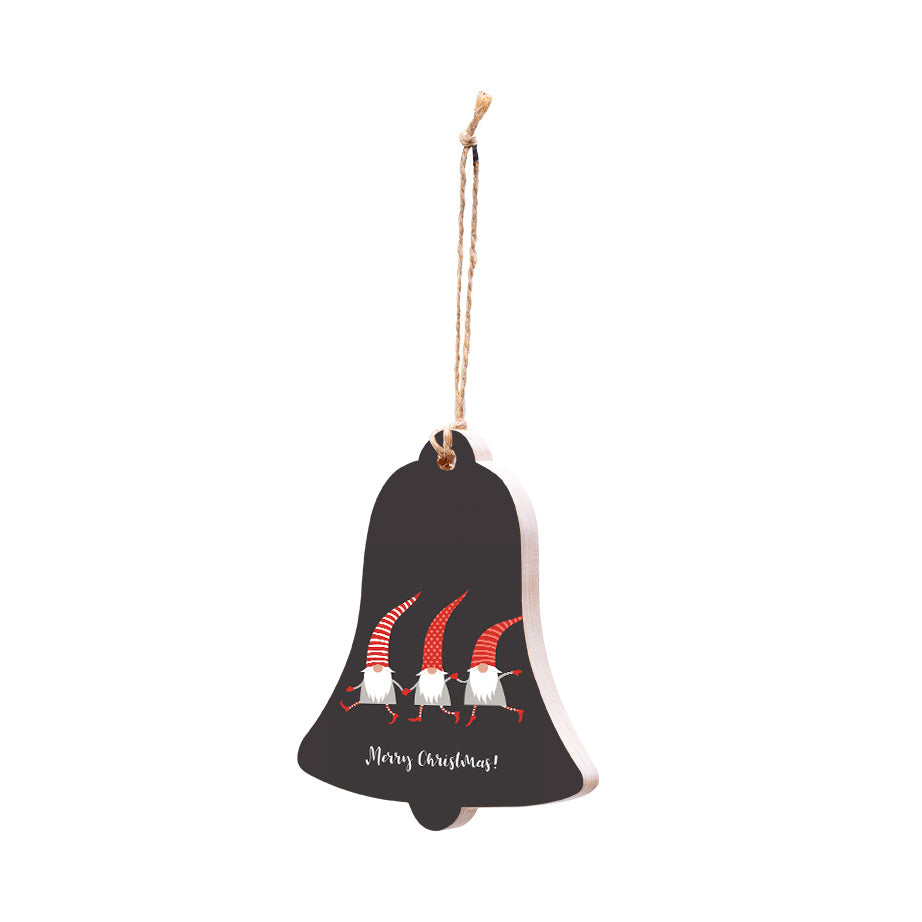 Christmas Decorations MERRY CHRISTMAS- Wooden Xmas Bell And Fridge Magnet