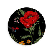 Moonlight Garden Vegan Leather Mouse Mat