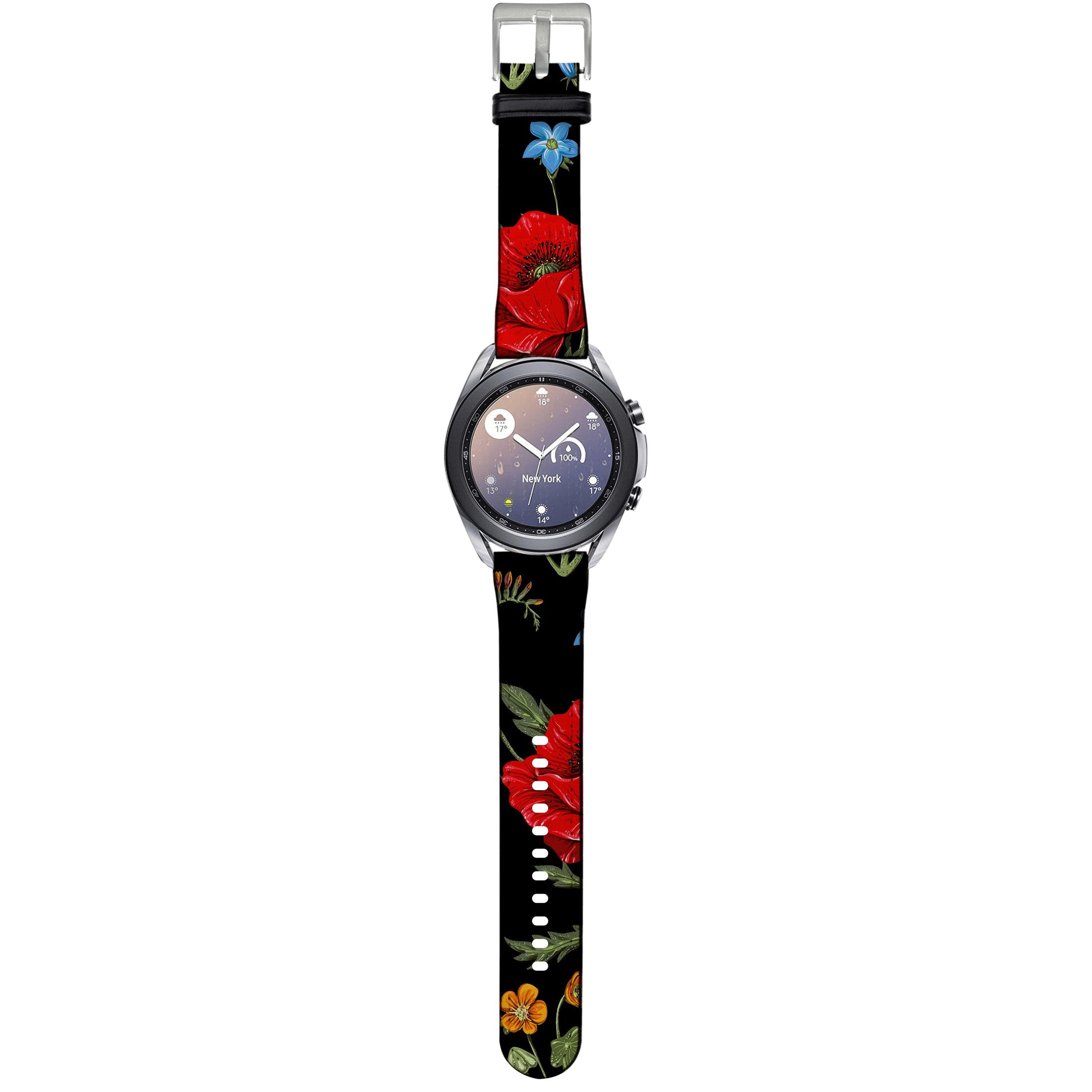 Apple Watch Straps-Moonlight Garden Android Watch Strap-Paper Leather Samsung Watch Straps Product Details Get trendy with our Paper leather Samsung Watch bands. Available for all models of Samsung watch. High quality Paper Leather Fully printed on all exterior sides. Samsung Watch Band 40mm/42mm Samsung Watch Band 45mm/46mm-Stringberry