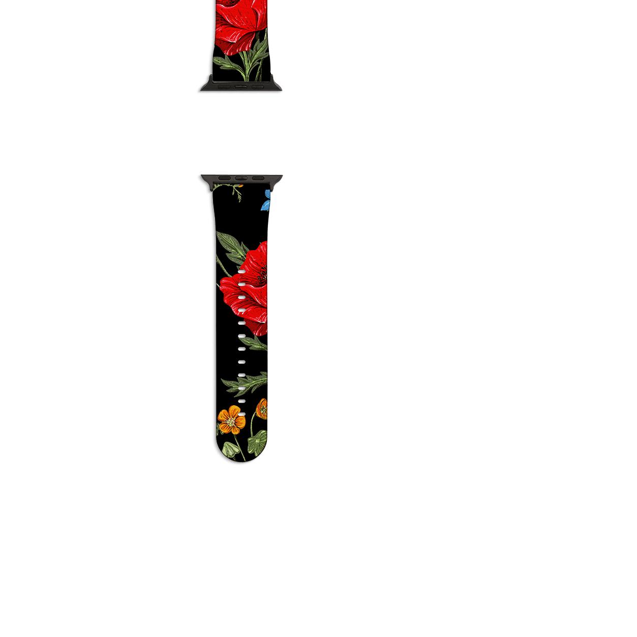 Apple Watch Straps-Moonlight Gardens Apple Watch Strap-All Products Are Printed To Order No returns will be entertained if you select the wrong model. Please ensure you select the right model Get trendy with our vegan leather Apple Watch bands. Available for all models of Apple watch. Product Details Vegan Leather Apple Watch Straps High quality Vegan Leather Fully printed on all exterior sides. Apple Watch Band 38mm/40mm Apple Watch Band 42mm/44mm-Stringberry