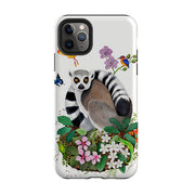 iPhone Tough Case - Madagascar Lemur By Bex Parkin
