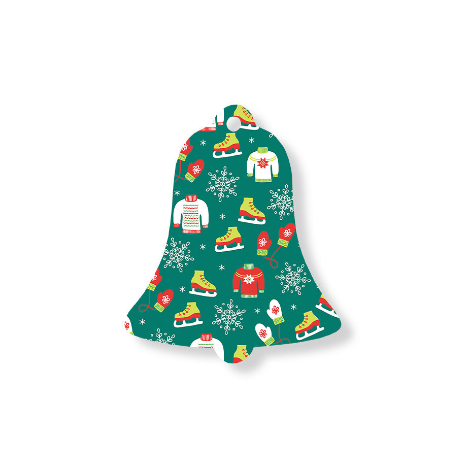 Christmas Decorations NOEL- Wooden Xmas Bell And Fridge Magnet