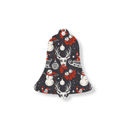 Christmas Decorations O SANTA- Wooden Xmas Bell And Fridge Magnet