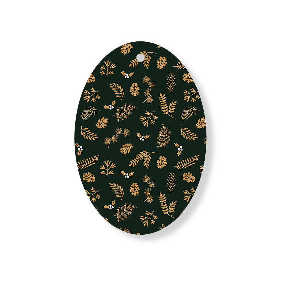 Christmas Decorations PA RUM PUM PUM- Wooden Xmas Oval Decoration and Fridge Magnet