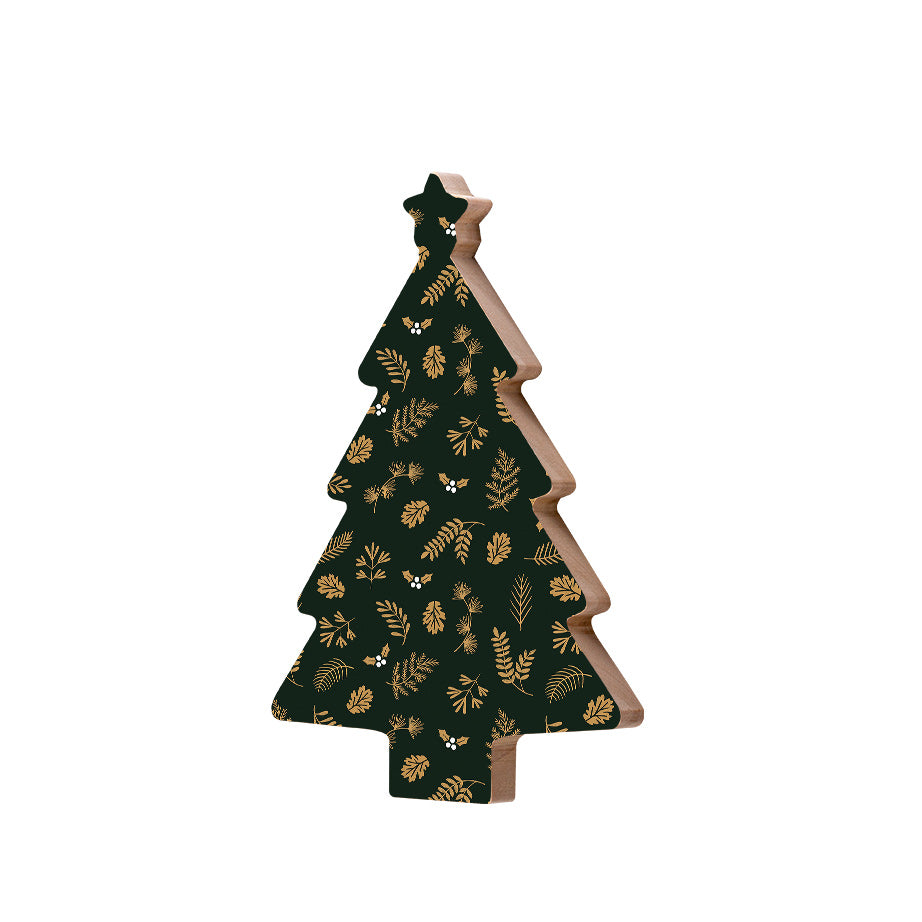 Christmas Decorations PA RUM PUM PUM- Wooden Xmas Tree And Fridge Magnet