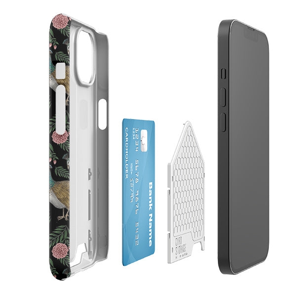 Peahen Case and Card Case By Catherine Rowe