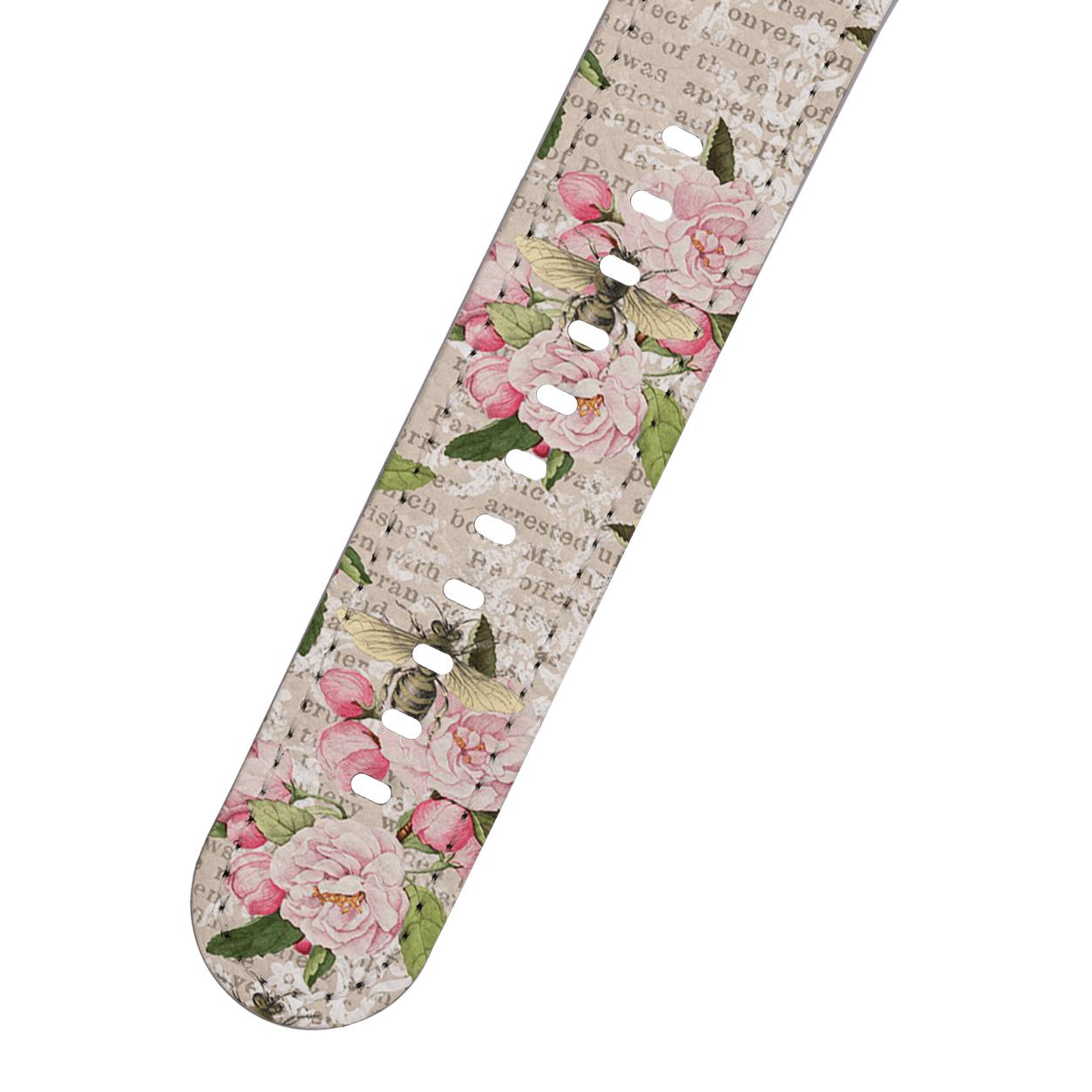 Apple Watch Straps-Pink Bees Apple Watch Strap-All Products Are Printed To Order No returns will be entertained if you select the wrong model. Please ensure you select the right model Get trendy with our vegan leather Apple Watch bands. Available for all models of Apple watch. Product Details Vegan Leather Apple Watch Straps High quality Vegan Leather Fully printed on all exterior sides. Apple Watch Band 38mm/40mm Apple Watch Band 42mm/44mm-Stringberry