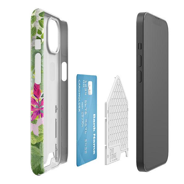 Pink Botanical Case and Card Case By Bex parkin