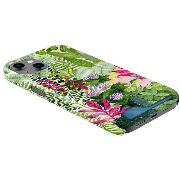 Pink Botanical Case and Card Case By Bex parkin