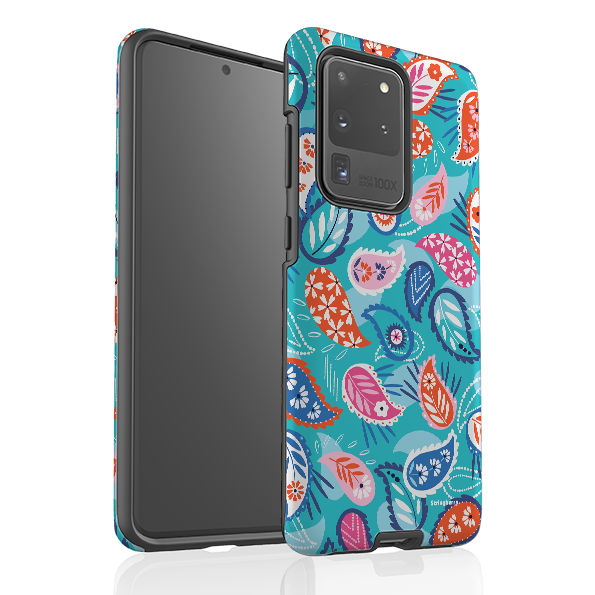 Samsung Tough Case - Paisley Blue By Ali Brookes