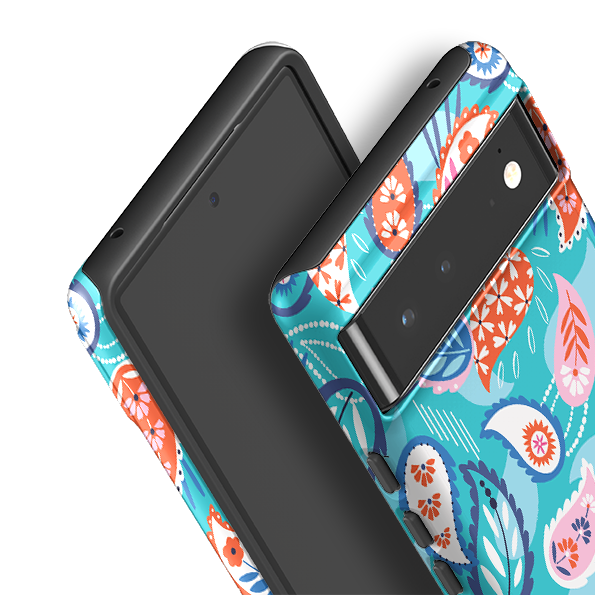 Google Tough Case -  Paisley Blue By Ali Brookes