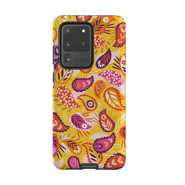 Samsung Tough Case - Paisley Yellow By Ali Brookes