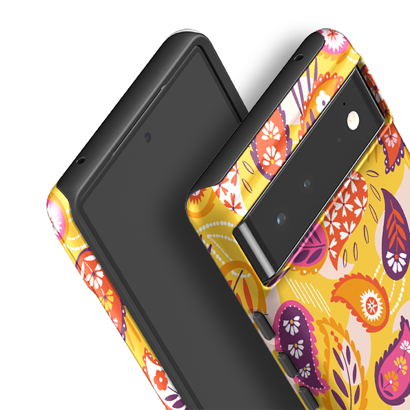 Google Tough Case -  Paisley Yellow By Ali Brookes