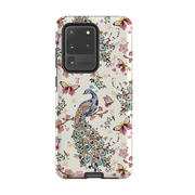 Samsung Tough Case - Peacock and Cherry Blossoms By Helen Ahpornsiri