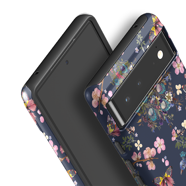 Google Tough Case -  Peacock and Cherry Blossoms Iris By Helen Ahpornsiri