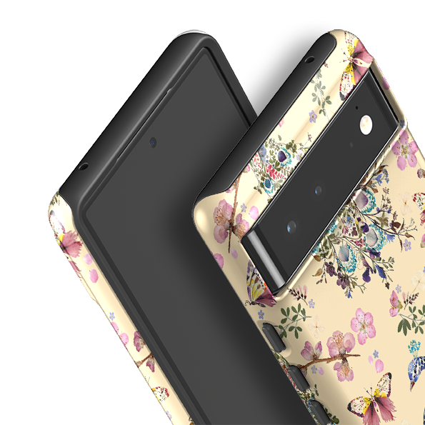 Google Tough Case -  Peacock and Cherry Blossoms Lilly By Helen Ahpornsiri