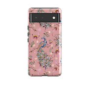 Google Tough Case -  Peacock and Cherry Blossoms Lupine By Helen Ahpornsiri