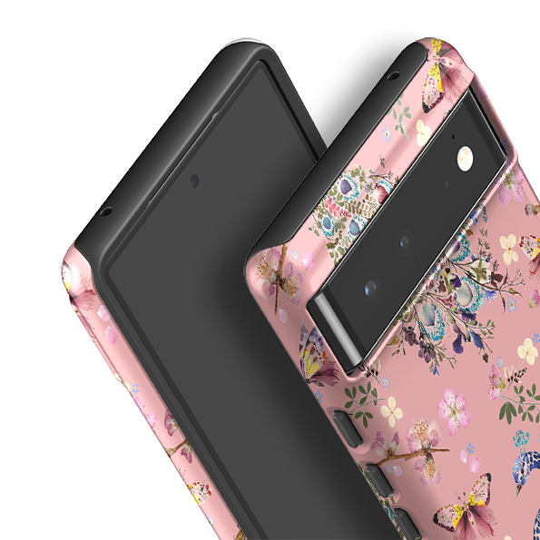 Google Tough Case -  Peacock and Cherry Blossoms Lupine By Helen Ahpornsiri