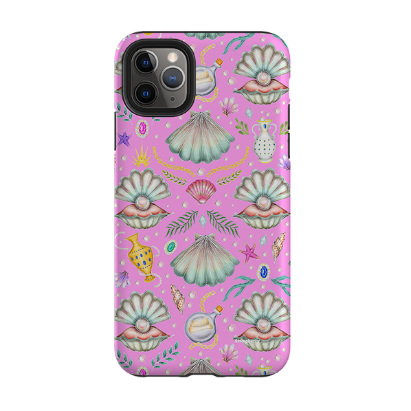 iPhone Tough Case - Pearl's Fantasy Candy Pink By Catherine Rowe