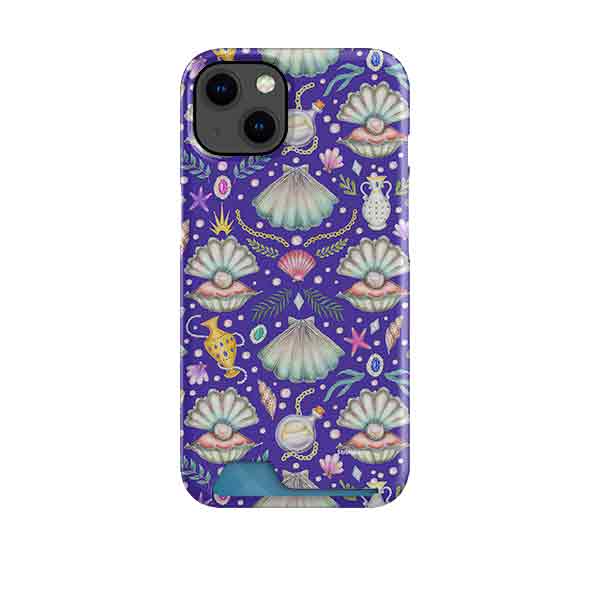 Pearl's Fantasy Indigo Case and Card By Catherine Rowe