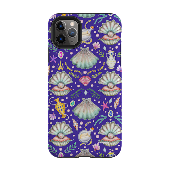 iPhone Tough Case - Pearl's Fantasy Indigo By Catherine Rowe