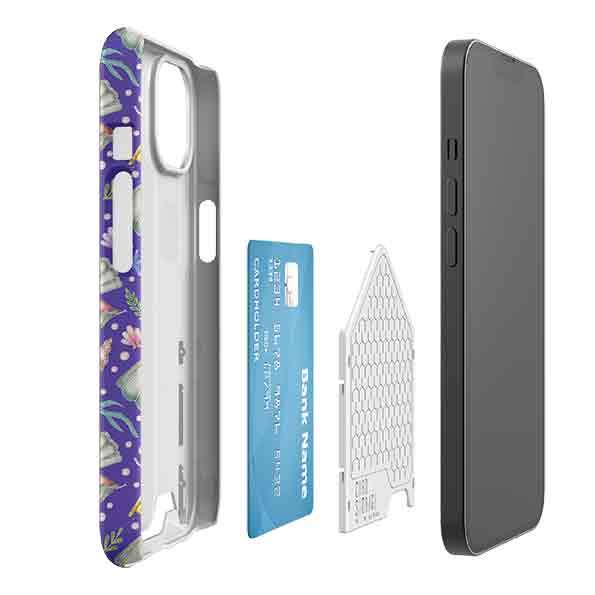 Pearl's Fantasy Indigo Case and Card By Catherine Rowe