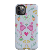 iPhone Tough Case - Pink Poodle Parlour Powder By Catherine Rowe