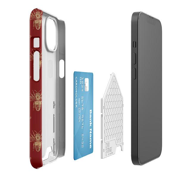 Red Bees Case and Card Case