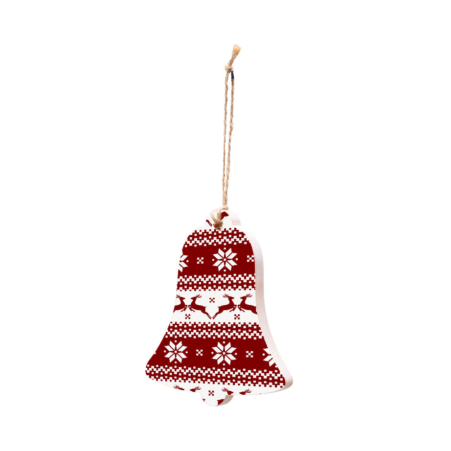 Christmas Decorations REINDEER- Wooden Xmas Bell And Fridge Magnet