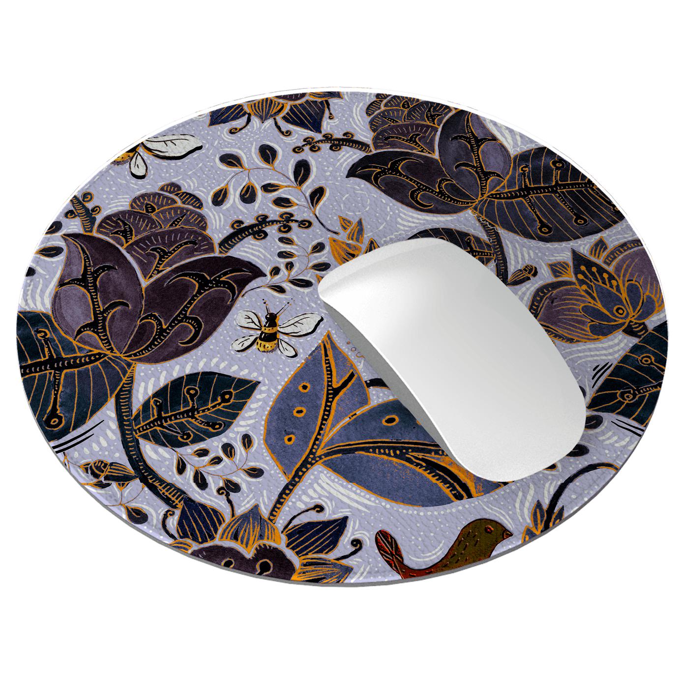 Royal Botanical Vegan Leather Mouse Mat