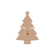 Christmas Decorations RUDOLPH- Wooden Xmas Tree And Fridge Magnet