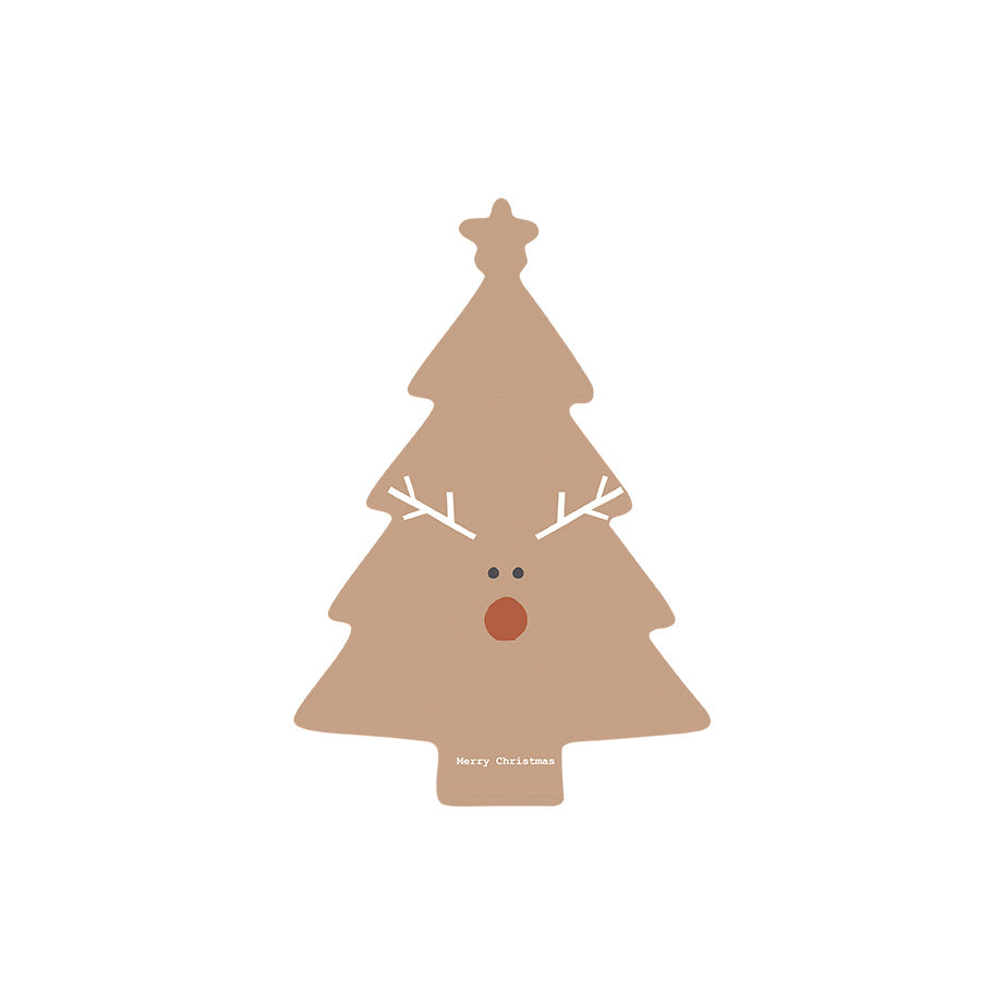 Christmas Decorations RUDOLPH- Wooden Xmas Tree And Fridge Magnet