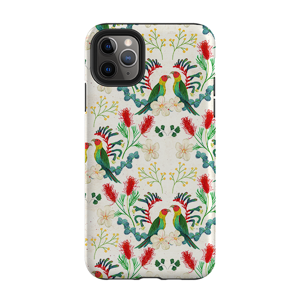 iPhone Tough Case - Rainbow Lorikeet By Katherine Quinn