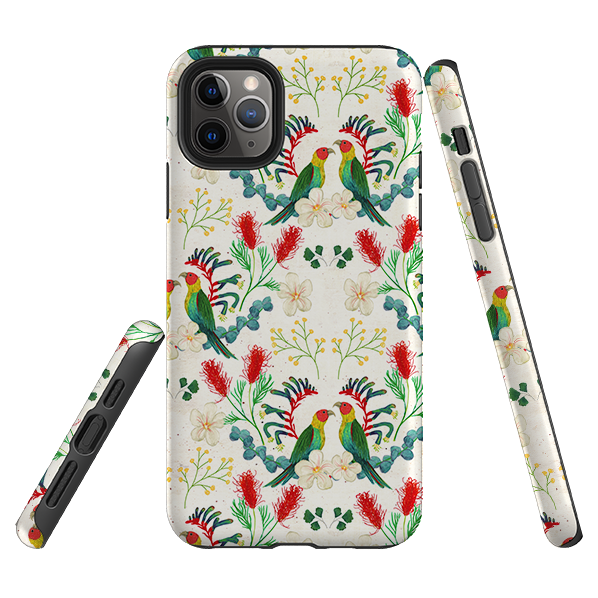 iPhone Tough Case - Rainbow Lorikeet By Katherine Quinn