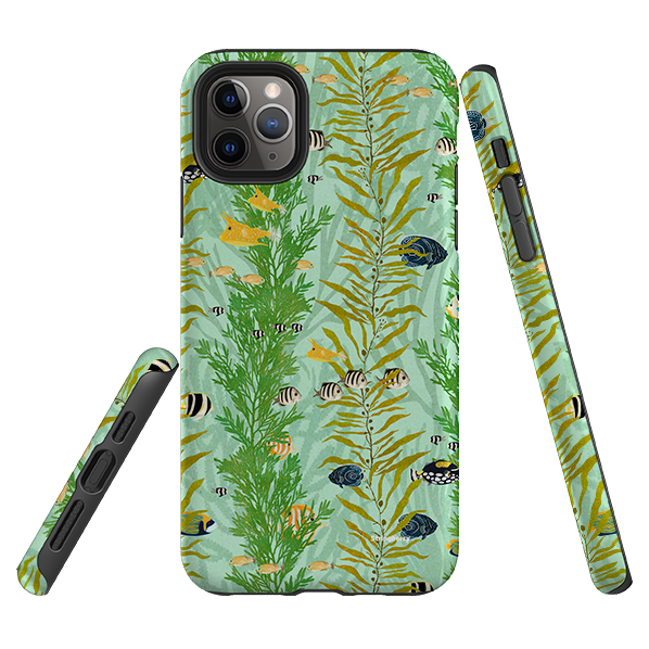 iPhone Tough Case - Reef Stripe By Katherine Quinn
