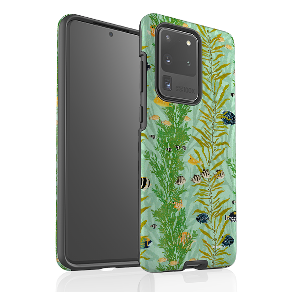 Samsung Tough Case - Reef Stripe By Katherine Quinn