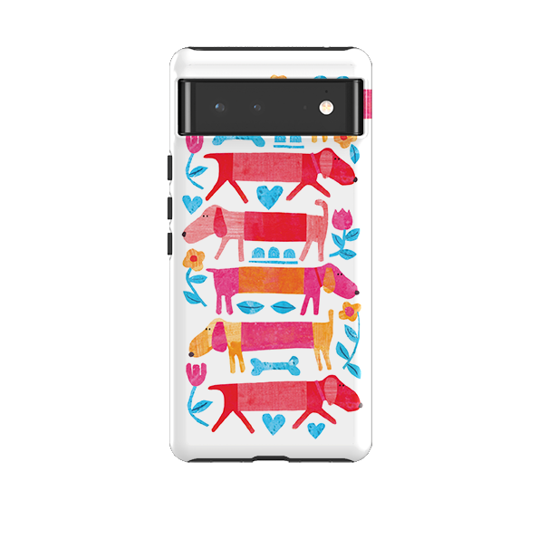 Google Tough Case -  Sausage Dog By Tracey English