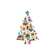 Christmas Decorations SCANDI XMAS- Wooden Xmas Tree And Fridge Magnet