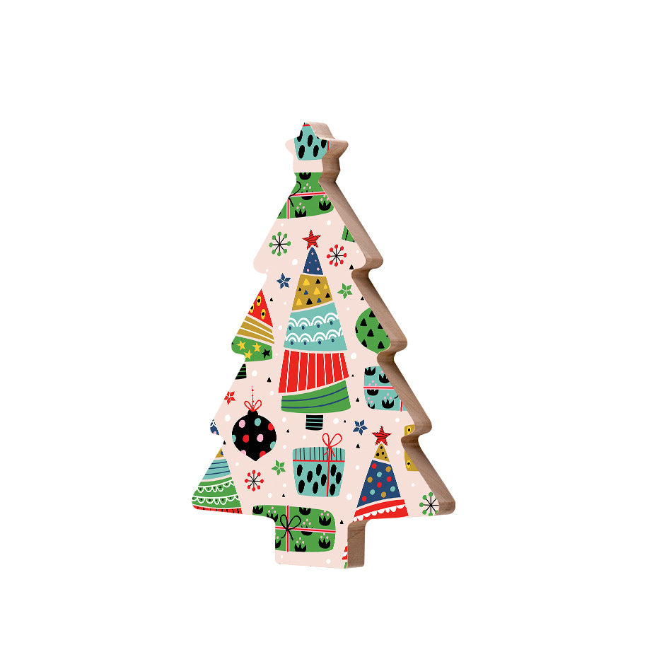 Christmas Decorations SCANDI XMAS II- Wooden Xmas Tree And Fridge Magnet
