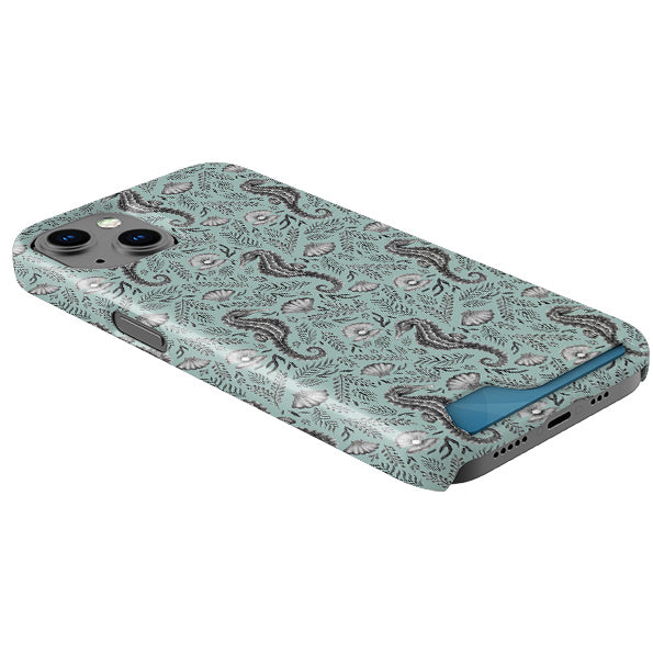 Sea Horse Case and Card Case By Catherine Rowe