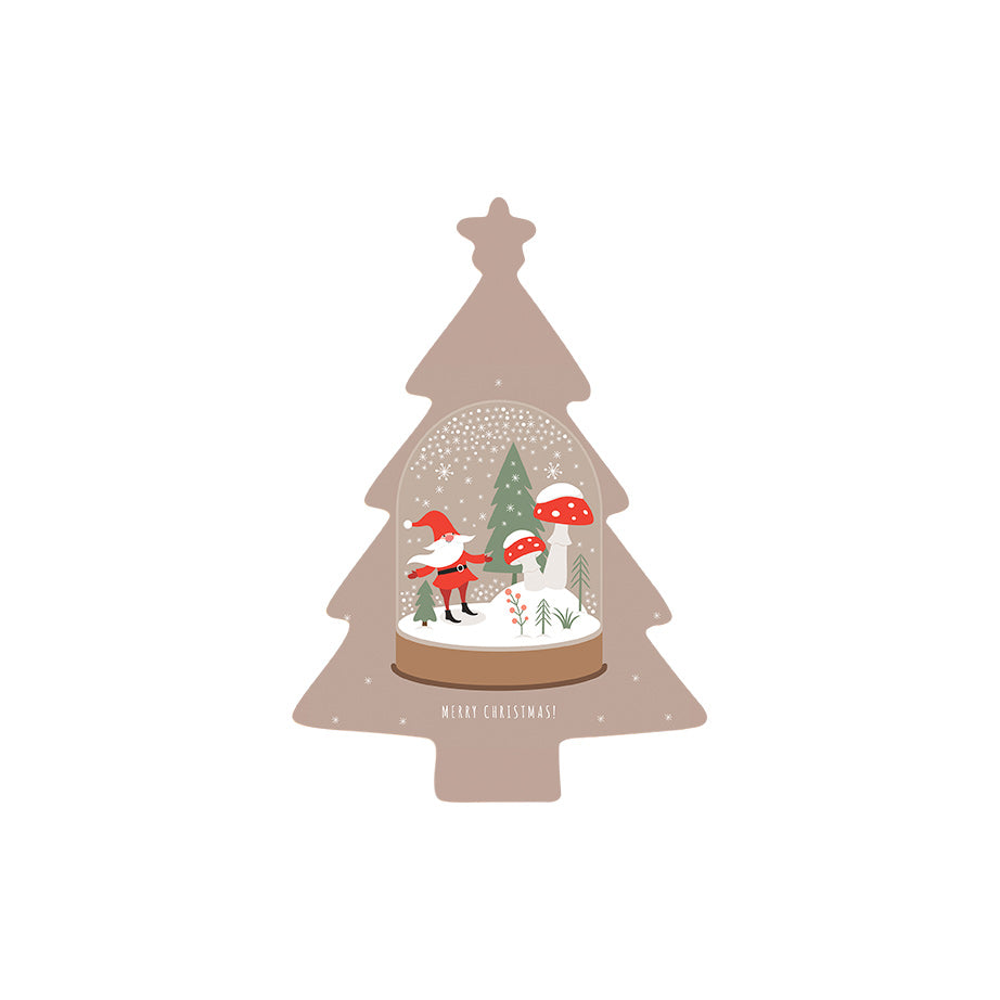 Christmas Decorations SNOWBALL XMAS- Wooden Xmas Tree And Fridge Magnet