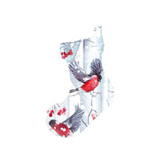 Christmas Decorations SNOW FOREST- Wooden Xmas Stocking And Fridge Magnet