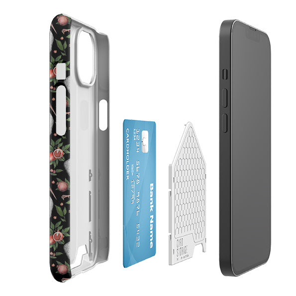 Stork Pattern Case and Card Case By Catherine Rowe