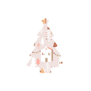 Christmas Decorations STREET XMAS- Wooden Xmas Tree And Fridge Magnet