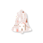 Christmas Decorations STREET XMAS- Wooden Xmas Bell And Fridge Magnet