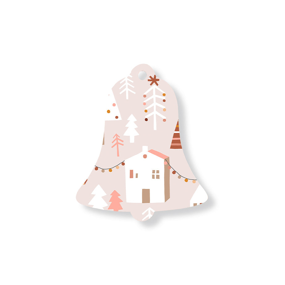 Christmas Decorations STREET XMAS- Wooden Xmas Bell And Fridge Magnet