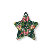 Christmas Decorations SWEET WINTER- Wooden Xmas Star And Fridge Magnet