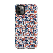 iPhone Tough Case - Scandi Animals By Tracey English